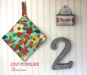 Sew Potholders Tutorials Sewing With Kids Easy Potholder