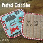 Sew Potholders Tutorials The Perfect Potholder Fathers Day Tutorial