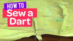 Sewing Darts In A Dress How To Sew A Dart Easy Beginner Tutorial Youtube