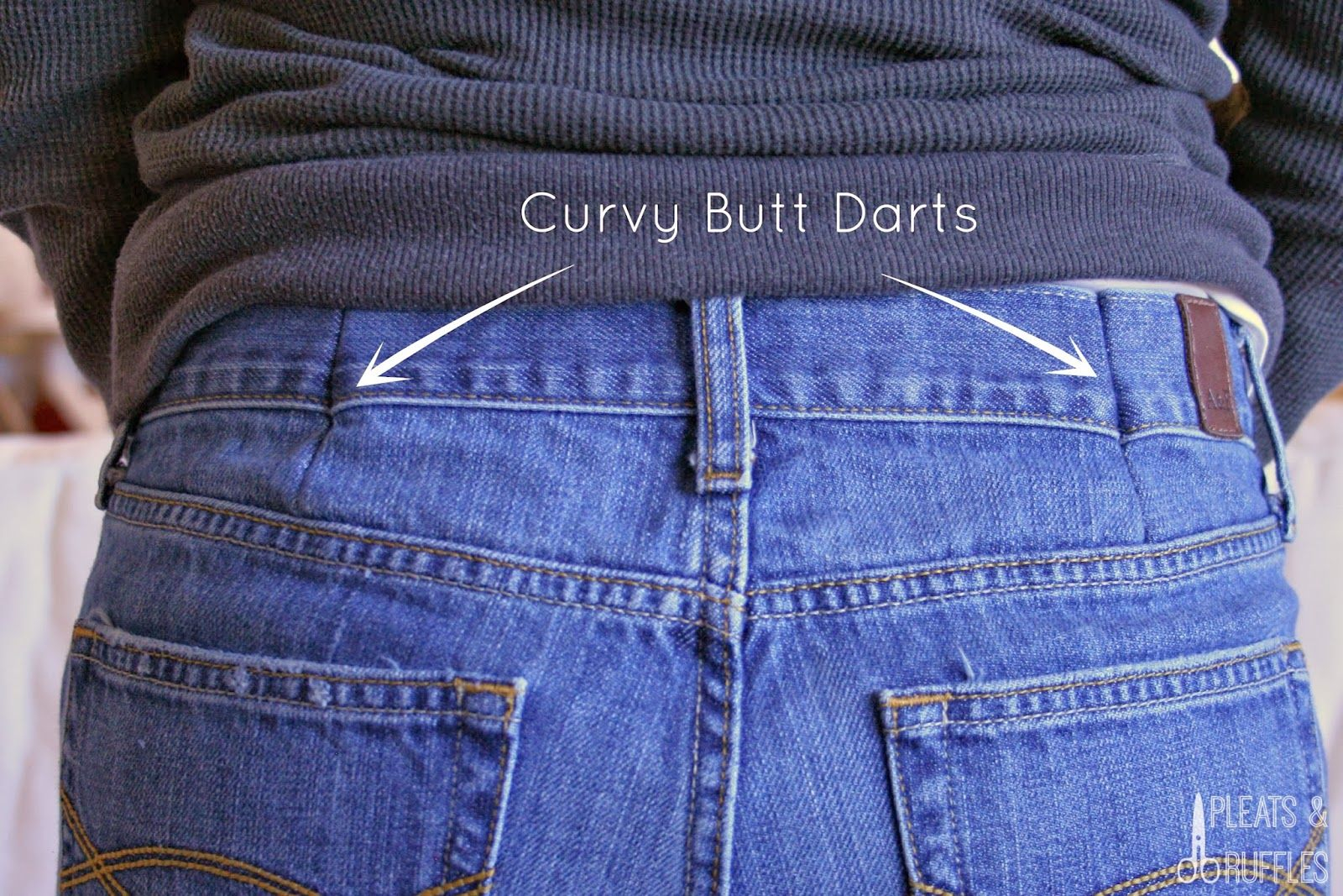 Sewing Darts In Jeans Easy Ways To Make Your Off The Rack Jeans Fit Your Custom Body Fix