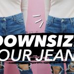 Sewing Darts In Jeans How To Downsize Jeans Resize Waist Legs Withwendy Youtube