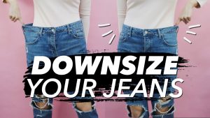 Sewing Darts In Jeans How To Downsize Jeans Resize Waist Legs Withwendy Youtube