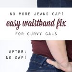 Sewing Darts In Jeans How To Fix Your Jeans Waistband No More Jeans Gap Its Always