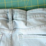 Sewing Darts In Jeans How To Tailor A Pair Of Jeans