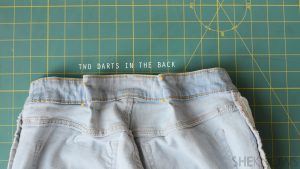 Sewing Darts In Jeans How To Tailor A Pair Of Jeans