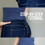 Sewing Darts In Jeans How To Take In A Jeans Waist The Sewing Rabbit