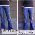 Sewing Darts In Jeans How To Take In Only Part Of Your Pants