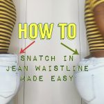 Sewing Darts In Jeans Snatch In The Waistline Of Your Jeans No Sewing Machine Needed