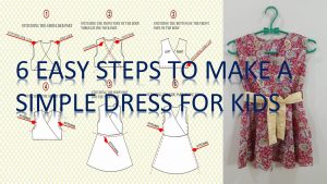 Sewing Patterns For Beginners How To Make A Simple Dress Pattern And To Sew It Step Step For