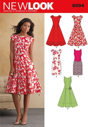 Sewing Patterns For Beginners New Look 6094 Dress Sewing Pinterest Sewing Patterns Sewing