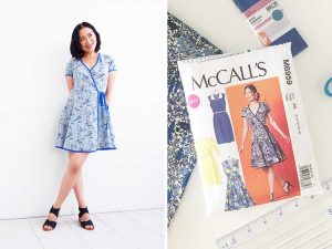 Sewing Patterns For Beginners Part 4 Final Mccalls Patterns M6959 Sew Along Wrap Dress Is