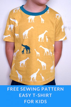 Sewing Patterns For Kids Easy T Shirt For Kids On The Cutting Floor Printable Pdf Sewing