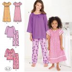 Sewing Patterns For Kids Simplicity 1722 Childrens Sleepwear
