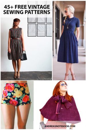 Sewing Patterns For Women 45 Free Vintage Sewing Patterns