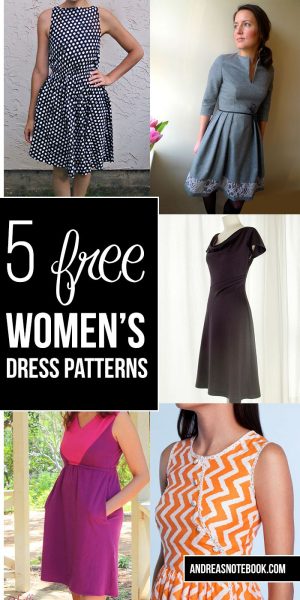 Sewing Patterns For Women 5 Free Womens Dress Patterns Un Vestido Que Va Con Tu Estilo
