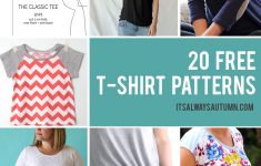 Sewing Patterns Free 20 Free T Shirt Patterns You Can Print Sew At Home Its Always