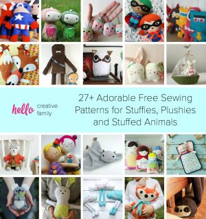 Sewing Plushies Diy 27 Adorable Sewing Patterns For Stuffies Plushies Stuffed Animals