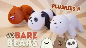 Sewing Plushies Diy Diy We Bare Bears Plushies Free Pattern Cute Bear Sock Plush