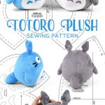 Sewing Plushies Diy Totoro Plush Sewing Pattern Sewdesune Cajitas Pinterest