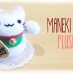 Sewing Plushies Easy How Make Make Lucky Cat Plushie Maneki Neko Easy Sock Sewing