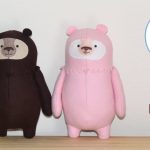 Sewing Plushies Easy Lets Make Bu Bear Cute Easy Felt Teddy Bear Sewing Pattern Kawaii