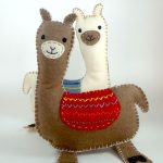 Sewing Plushies Easy Llama Sewing Pattern How To Sew Felt Llama Pattern Easy Llama