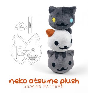 Sewing Plushies Easy Neko Atsume Plush Sewing Pattern Sewdesune On Deviantart