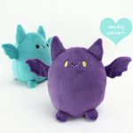 Sewing Plushies Easy Pdf Sewing Pattern Fat Bat Halloween Kawaii Plushie Cute Etsy