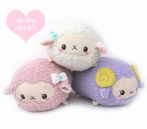 Sewing Plushies Easy Pdf Sewing Pattern Sheep Roll Plush Stacking Loaf Plushie Etsy