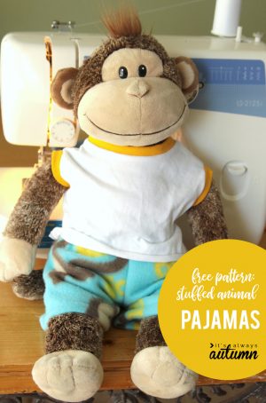 Sewing Plushies Free Pattern Easy Free Sewing Pattern For Teddy Bear Pajamas Its Always Autumn