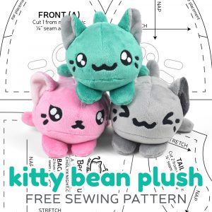 Sewing Plushies Free Pattern Free Pattern Friday Kitty Bean Plush Choly Knight
