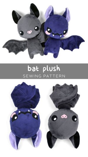 Sewing Plushies Free Pattern Free Plush Bat Pdf Pattern To Download So Cute Sewing
