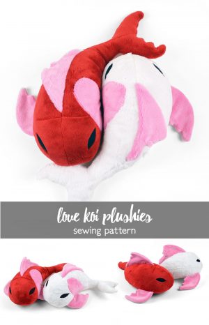 Sewing Plushies Free Pattern Free Sewing Tutorial A Pair Of Yin Yang Style Koi Plushies For