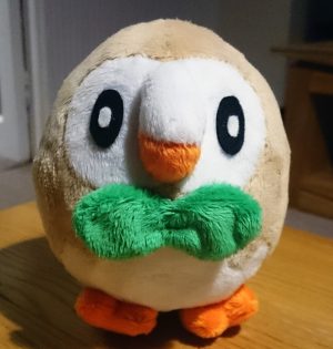 Sewing Plushies Free Pattern Rowlet Plush For Sale And Sewing Template Owls Tea Party