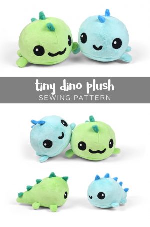 Sewing Plushies Tutorials Tiny Dino Plush Tutorial Choly Knight With Template A All Free
