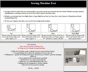 Sewing Printables Cheat Sheets Sewing Machine Presser Feet What Are They And How To Use Them