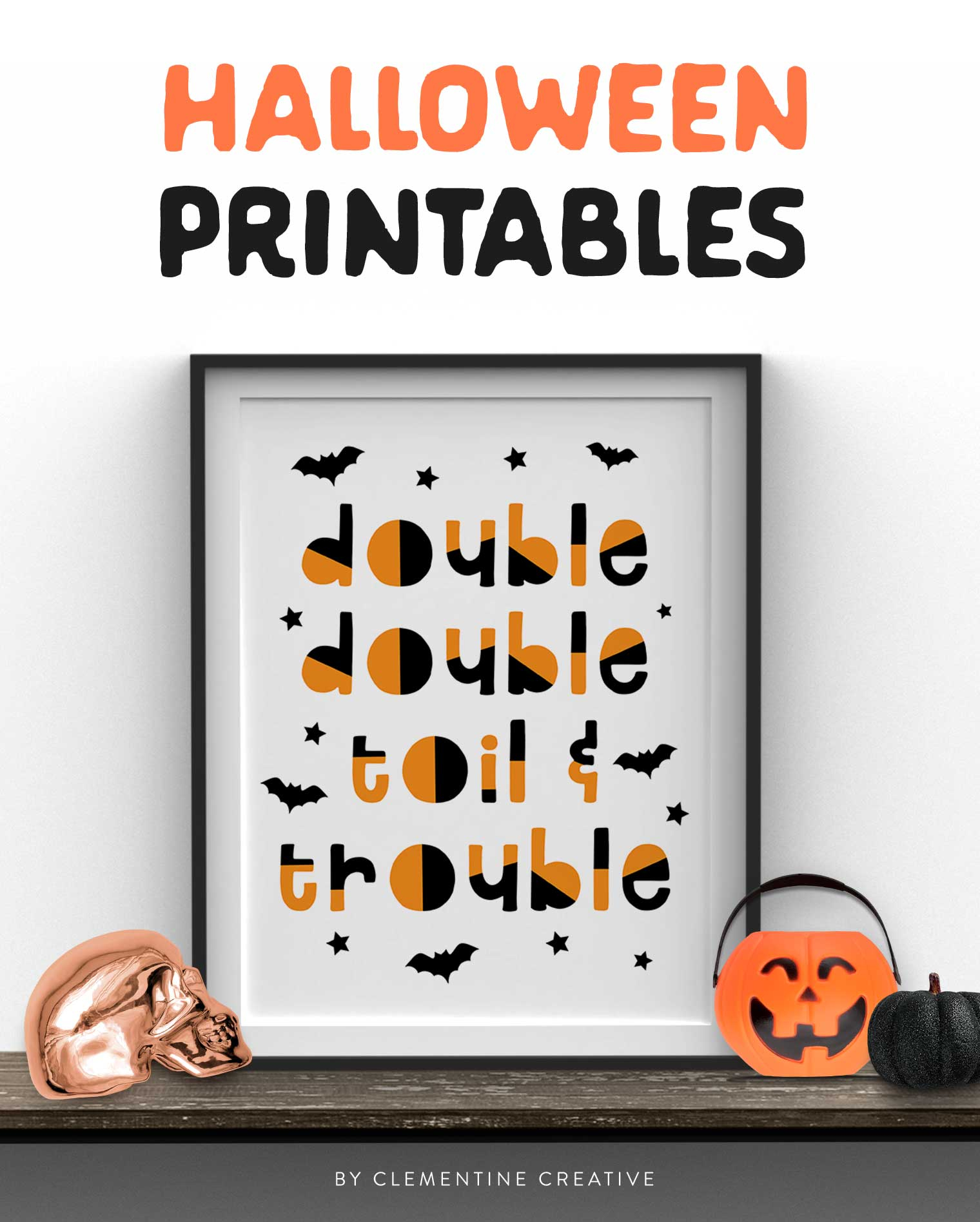 Sewing Printables Free Signs Free Printable Halloween Wall Art Modern Prints For Your Halloween