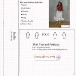 Sewing Printables Free Vintage Free Ruffled Eyelet Skirt Pattern For Dolls Chellywood