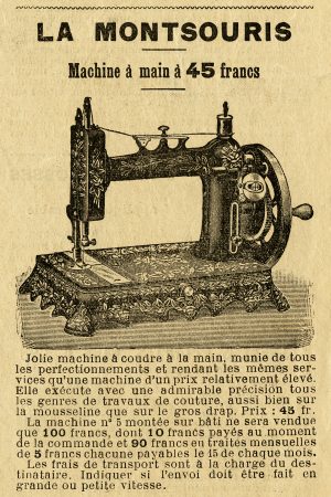 Sewing Printables Free Vintage Free Vintage Image French Sewing Machine Clipart 1901 Old Design