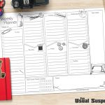 Sewing Printables Free Weekly Planner Sheet Sewing Funusual Suspects