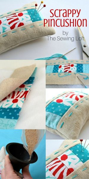 Sewing Scrap Projects How To Make Scrappy Pincushion Pincushion Patterns Leftover Fabric And Scrap