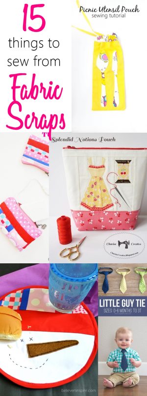 Sewing Scrap Projects Leftover Fabric 15 Super Easy Things To Sew With Fabric Scraps That Youll Love