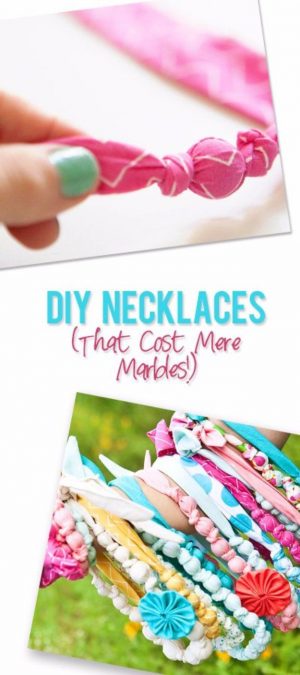 Sewing Scrap Projects Leftover Fabric Cool Crafts You Can Make With Fabric Scraps Diy Fabric Necklaces