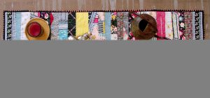 Sewing Scrap Projects Leftover Fabric La Bohme Table Runner Tutorial Weallsew