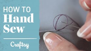 Sewing Stitches By Hand How To Hand Sew Slip Stitch Blind Hem Craftsy Sewing Tutorial