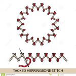 Sewing Stitches By Hand Stitches Tacked Herringbone Stich Type Collection Of Thread Hand