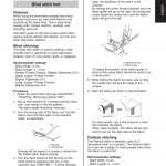 Sewing Stitches Guide Chapter 8 Introduction Of Optional Feet Blind Stitch Foot Flatlock