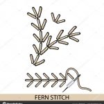Sewing Stitches Hand Thread Hand Embroidery And Sewing Stitches Stock Vector