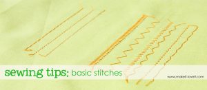Sewing Stitches Machine Sewing Tips Basic Stitches Plus The Double Needle Make It And