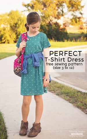 Sewing Tshirt Dress Perfect T Shirt Dress Pattern And Tutorial Free Pdf Sewing Pattern